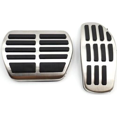 For Nissan Qashqai J11 2014-2018 X-Trail Rogue T32 Kicks Altima 2019 Micra K14 Gas Fuel Brake Foot Pedal Pad Plate Kit Set Trim