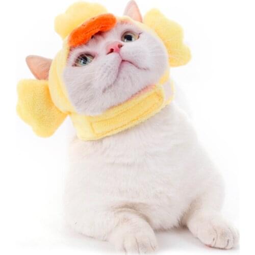 Cat Hat Costume Dress Up 9 Kinds Fleece Universal Makeup Fancy Funny Pet False Hair Hat Decorate Pet Hat Ornament Cute Cat Wig