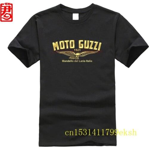 Moto Guzzi Motorcycle Biker Retro Gold Foil Wings T-Shirt S to 5XL Plus Size