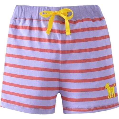 Funnygame Boys Girls Cotton Shorts Summer Children Stripe Pants Drawstring Hot Selling Kids Clothing Boys scanties