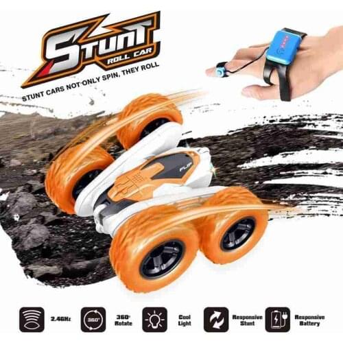 Gesture Sensor Toy Car 2.4g 3ch Drift Stunt Romote Control 360 Degree Roll Flip Interlligent Robot Toys 2020 New Stunt Cars Gift