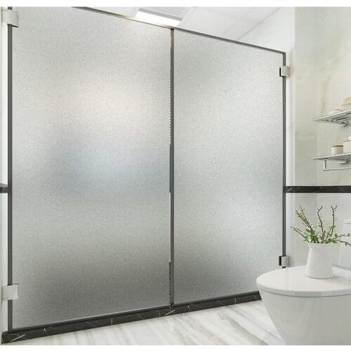 Frosted Window Film No Glue Self Adhesive Vinyl Static Cling Privacy Glass Door Sticker Bathroom for Home Decor 30-120cm/Roll