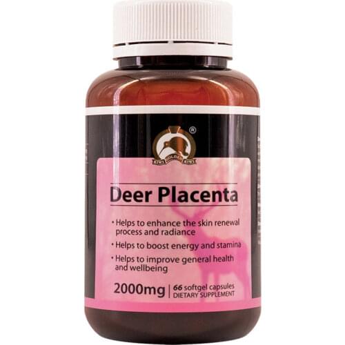 New Zealand Gold Kiwi Deer Placenta Capsule Women Health Wellness Beauty Dietary Supplement Vitality Energy Stamina Anti Aging