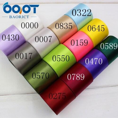 OOOT BAORJCT 1742712,high quality 10Yards 38mm Solid Satin Ribbon Bag Clothing Shoe Material Gift Wrap Bakery Package Hairbow