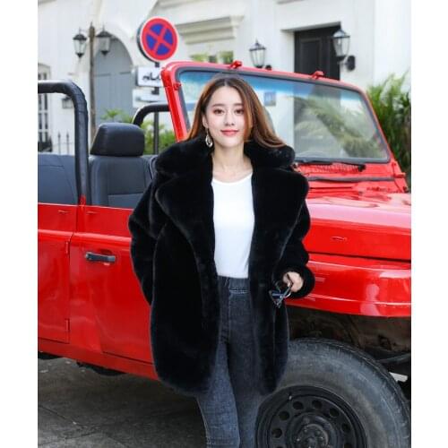 SWEETWOO Artificial Fur Coats