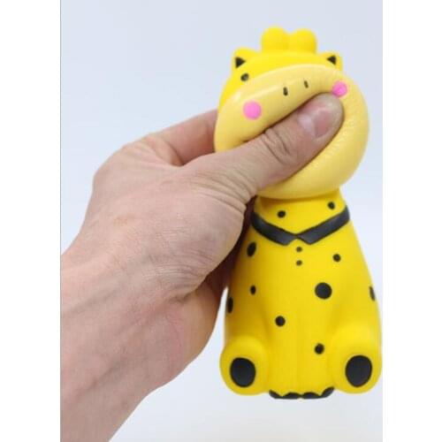 Squishy giraffe Animal Giraffe Squish Slow Rising Soft Scented Toy Collection Simulation Squeeze Stress Reliever Toys Gifts