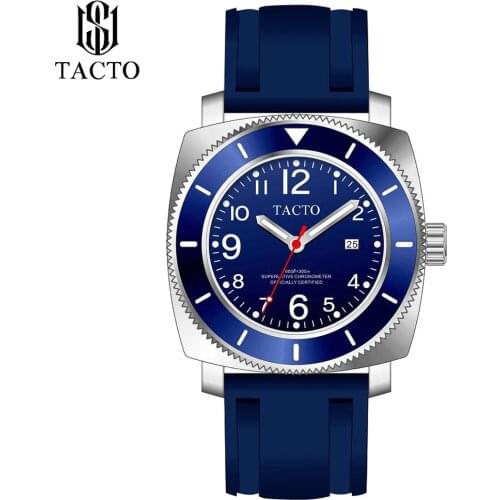 TACTO High Quality Men Watches Fashion Watch 2020 PAM Designer Male Watch Luxury Brand Steel Quartz Wrist Watch 50M Waterproof