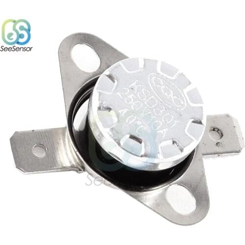 KSD301 250V 10A Normally Open/Normally Close Thermostat Switch Temperature Thermal Control Switch DegC 30-130 Celsius Degree