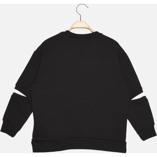 Trendyol Cut Out Detail Knitted Sweatshirt TWOAW22SW0268