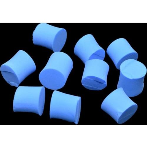 10pcs Test Tube Plug Ant Farm Accessories Blue Sponge Plug Pet Anthill Water Feeder Block Plug nano sponge for ant water feeder