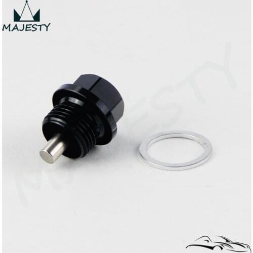 1PCS M18x1.5 Magnetic Engine Oil Pan Drain Filter Adsorb Plug Bolt + Washer