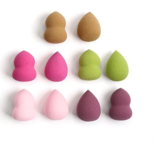 10pcs/set Mini Latex Sponge Puff Foundation Puff Wet dry Use Cosmetic Puff Powder Cosmetic Make Up Puff Beauty Tools