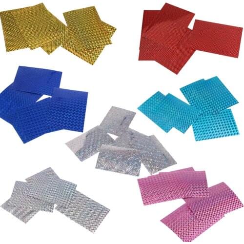 5 Pieces Flasher/Dodger/Lure Reflective Holographic Prism DIY Fishing Lure Tapes Fish Lure Bait Adhesive Waterproof 7 Colors