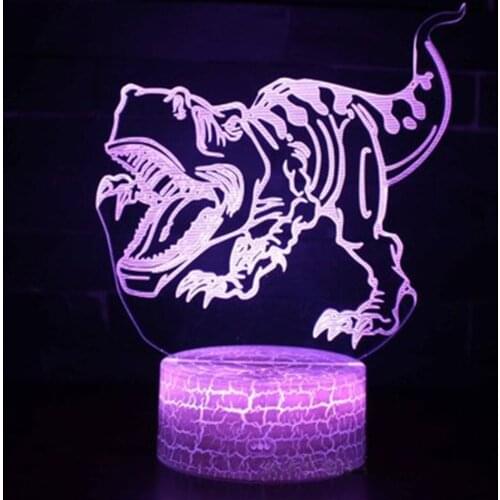 Acrylic board 4mm 6mm (dinosaur)USB LED Decoration Home Childrens Room Bedside Night Light Decoration Light