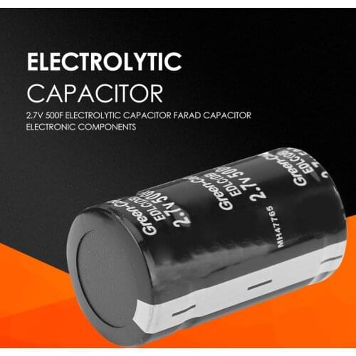 Farad capacitor 2.7v500f volume 35x60 automobile capacitor 2.5v500f automobile rectifier accessoriesautomobile capacitor