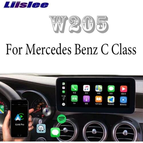 Liislee Car Multimedia Player NAVI For Mercedes Benz C MB W205 C205 205 2015~2020 NTG Car Radio Stereo GPS Navigation