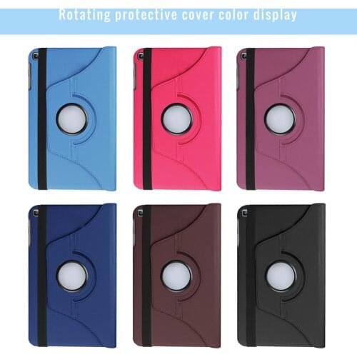 Case For Samsung Galaxy Tab a 10.1 2019 SM T510 T515 360 Degree Rotating Cover Stand PU Leather Protective Shell For Tab A T510