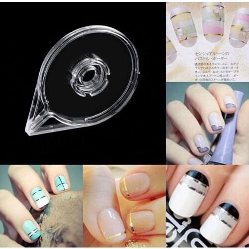 1pcs Nail Art Striping Tape Line Case Tool Sticker Box Holder Easy Use Design