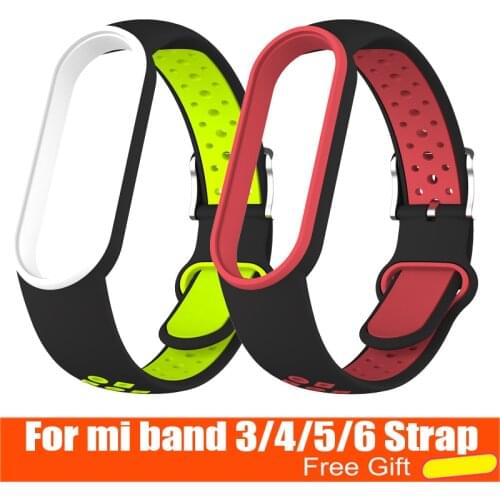 For Xiaomi Mi Band 3 4 5 6 NFC Bracelet global version Strap Wristband Replacement Accessories for MiBand 6 5 4 3 Colorful Strap