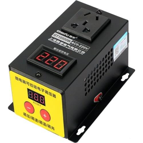AC 220V 10000W SCR Electronic Tools Voltage Regulator Motor Speed Controller Dimming Dimmer Thermosta