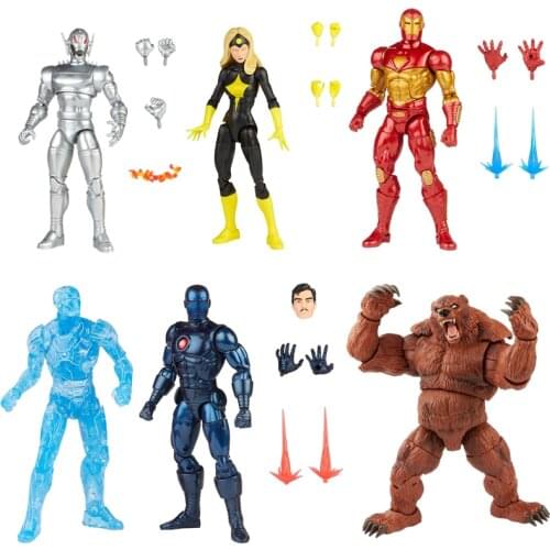 Hasbro Marvel Legends Anime Figures Series 6 Inch Iron Man Ironheart Ursa Major Darkstar Action Figure Collection Boy Toy