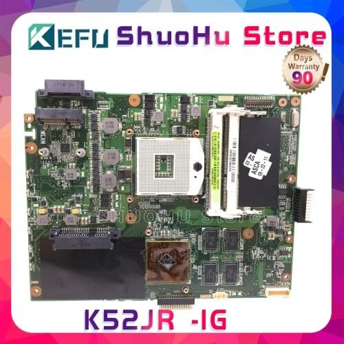 KEFU X52J For A52J K52JR K52JT K52JB K52JE K52JU X52J A52J K52J 8 Memory Laptop Motherboard Tested 100% work original Mainboard