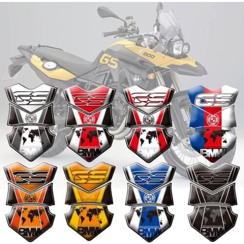 Modified Scrambling Motorcycle Stickers Fuel Tank Pad Fishbone Protection 3D Decals for BMW F700GS F650GS
