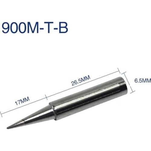 5pcs 900M-T-B Soldering Solder Iron Tips 42mm Length For 936/937/938/969 Soldering Station