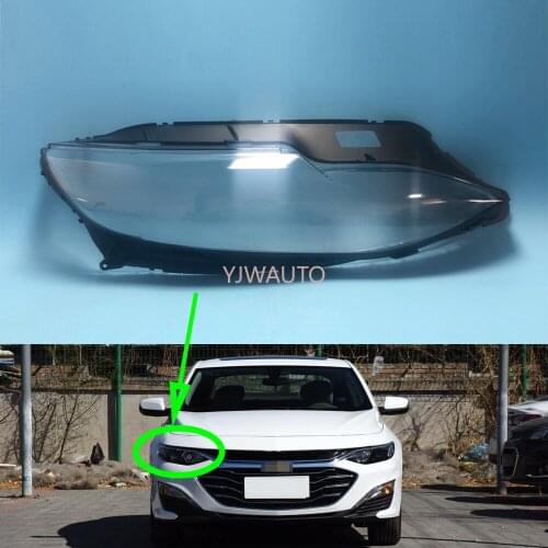 Headlight Lens For Chevrolet Malibu 2019 2020 Headlamp Cover Car Replacement Auto Shell Cover