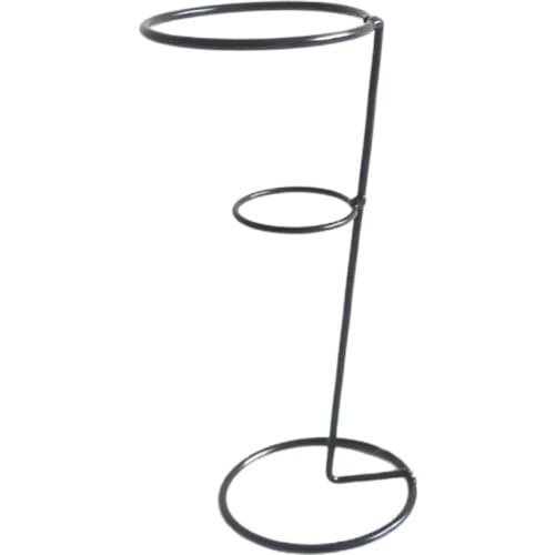 Wall Flower Stand Creative Wire Hanging Wall-mounted Vases Decoration Elegant Swirling Iron Arrangement Crafts-without Glass