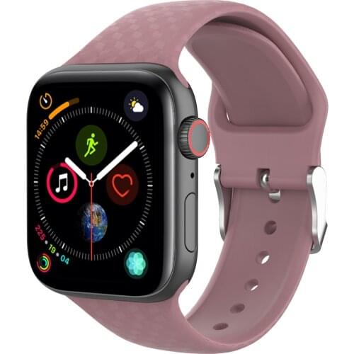 3D Pattern Wave silicone strap for Apple Watch series 6 SE 5 4 3 2 1 Soft Bracelet Sport Band for iwatch 38mm 40mm 42mm 44mm