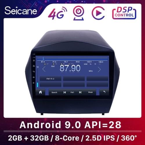 Seicane Android 9.0 GPS Navi Autoradio 9 inch Car Stereo For 2009-2015 Hyundai IX35 Multimedia Player With USB Bluetooth