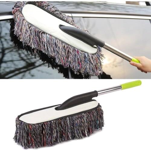 Stainless Steel Car Wash Brush Mop Vehicle Cleaning Window Tool Cleaner Scrubber Car Care Maintenance Accessories Car Washer