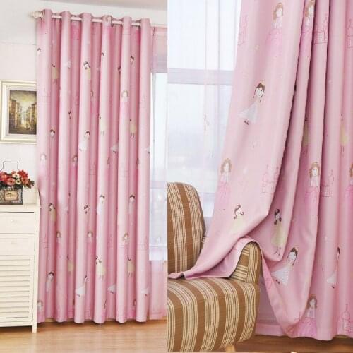 Childrens Room Living Room Bedroom Curtains Fashion Simple Modern Style Blackout Curtains