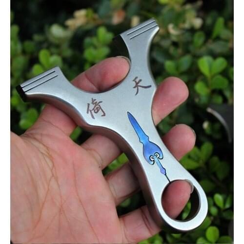Tc21 Titanium Alloy Slingshot Powerful Slingshot Shooting Slingshot Catapult Arrow Bow Outdoor Sports Slingshot
