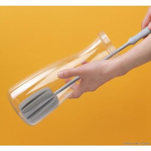 Universal Cup Cleaning Kitchen Sponge Brush For Wine Glass Bottle Coffee Glass Cleaner Family Washing Brushes Tools