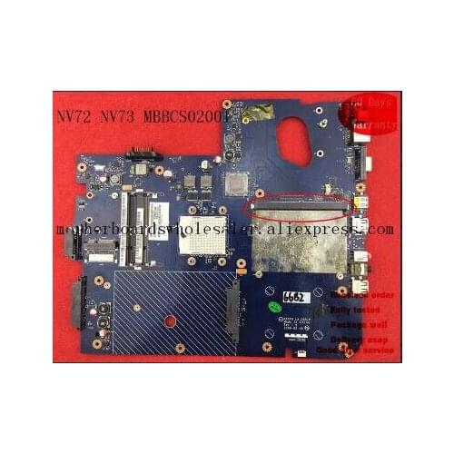Replacement Laptop Motherboard MB.BCS02.001 For ACER NV72 NV73 Laptop Mainboards KBYF0 LA-5051P MBBCS02001