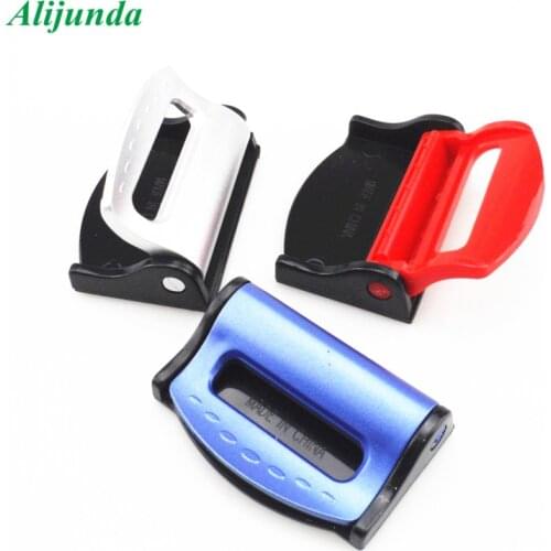 2Pcs safety seat belt clip adjuster stop clip car shape for Citroen Peugeot 206 207 208 301 307 308 407 2008 3008 4008