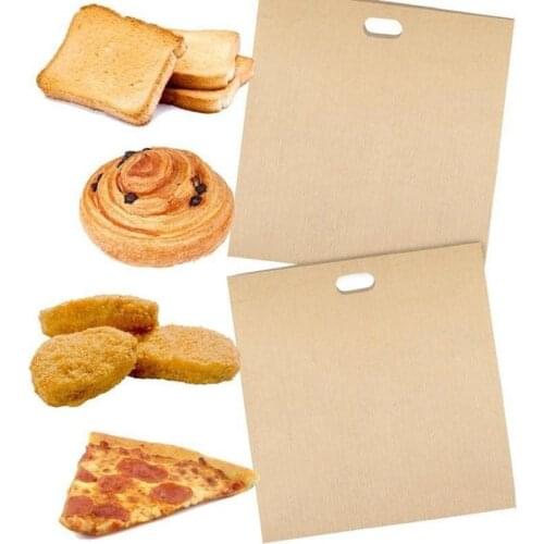 1 piece Reusable Toaster Sandwich Bags Non Stick Grilled Cheese Made Coated Fiberglass Toast Microwave Heating Pastry Tools