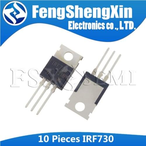 10pcs/lot IRF730PBF IRF730 TO-220 Power MOSFET