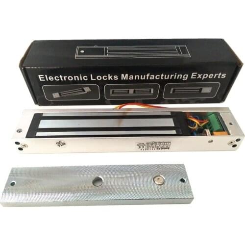 280GF Aluminium Electric Magnetic Access Control Door Lock with LED and Feedback