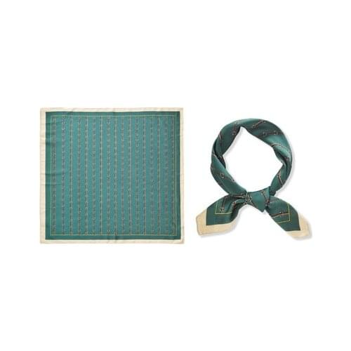 70*70cm New Fashion Korean Silk Scarf Womens Square Scarf All-match Cool Retro Small Neckerchief women