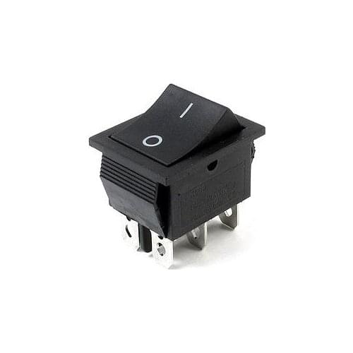 AC 250V/16A 125V/20A 6 Pins Double Pole Double Throw Rocker Switch KCD4-202