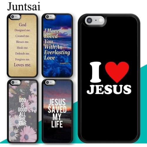 Jesus Love God Case For iphone 11 12 Pro Max mini XR XS MAX X 5S SE 2020 6S 7 8 Plus Cover Coque