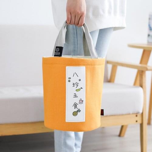 Childrens womens lunch box insulated food outdoor lunch bag refrigerated insulated bag office school picnic food insulated bag