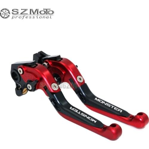 For DUCATI 821 monster Monster821 2014-2017 2016 Motorcycle Accessories Folding Extendable Adjustable Brakes Clutch Levers