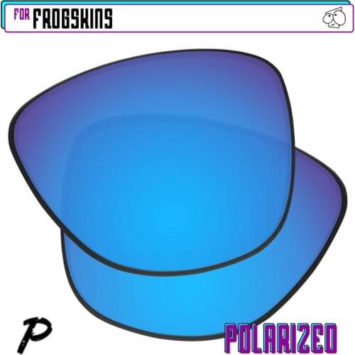 EZReplace Polarized Replacement Lenses for - Oakley Frogskins Sunglasses - Blue P Plus