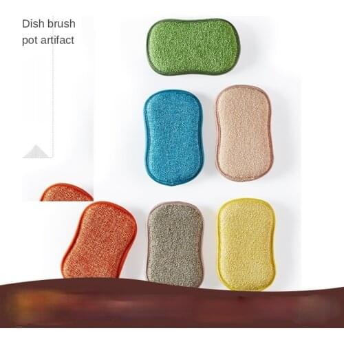 Dishwashing Sponge Wipes Will Not Hurt The Pot, Brush, Pan, Kitchen Oil, Dish Cloth, Absorbent Sponge, Magic Wipe