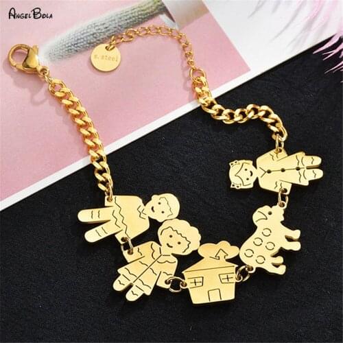 Best Friend Adjustable Bracelets Woman Stainless Steel Bracelets Jewelry Boys Girls Pendant Bangles Jewelry Valentines Day Gift