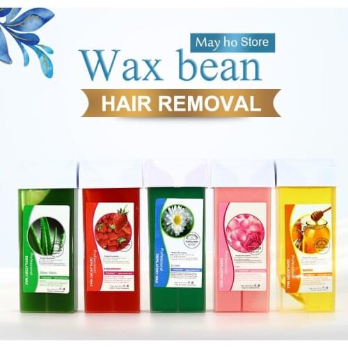 MEIERLI 100g/Pack Depilatory Soft Wax Waxing Beauty Salon Depilatory Wax Heater Hair Removal Soft Wax Body Bikini Hair Removal